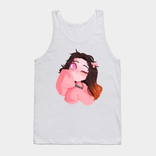 Nezuko kamado || Demon Slayer! Tank Top